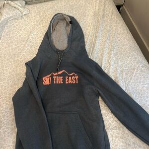 Ski the East hoodie size medium.